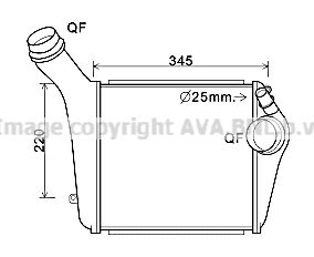 AVA QUALITY COOLING Välijäähdytin PR4059